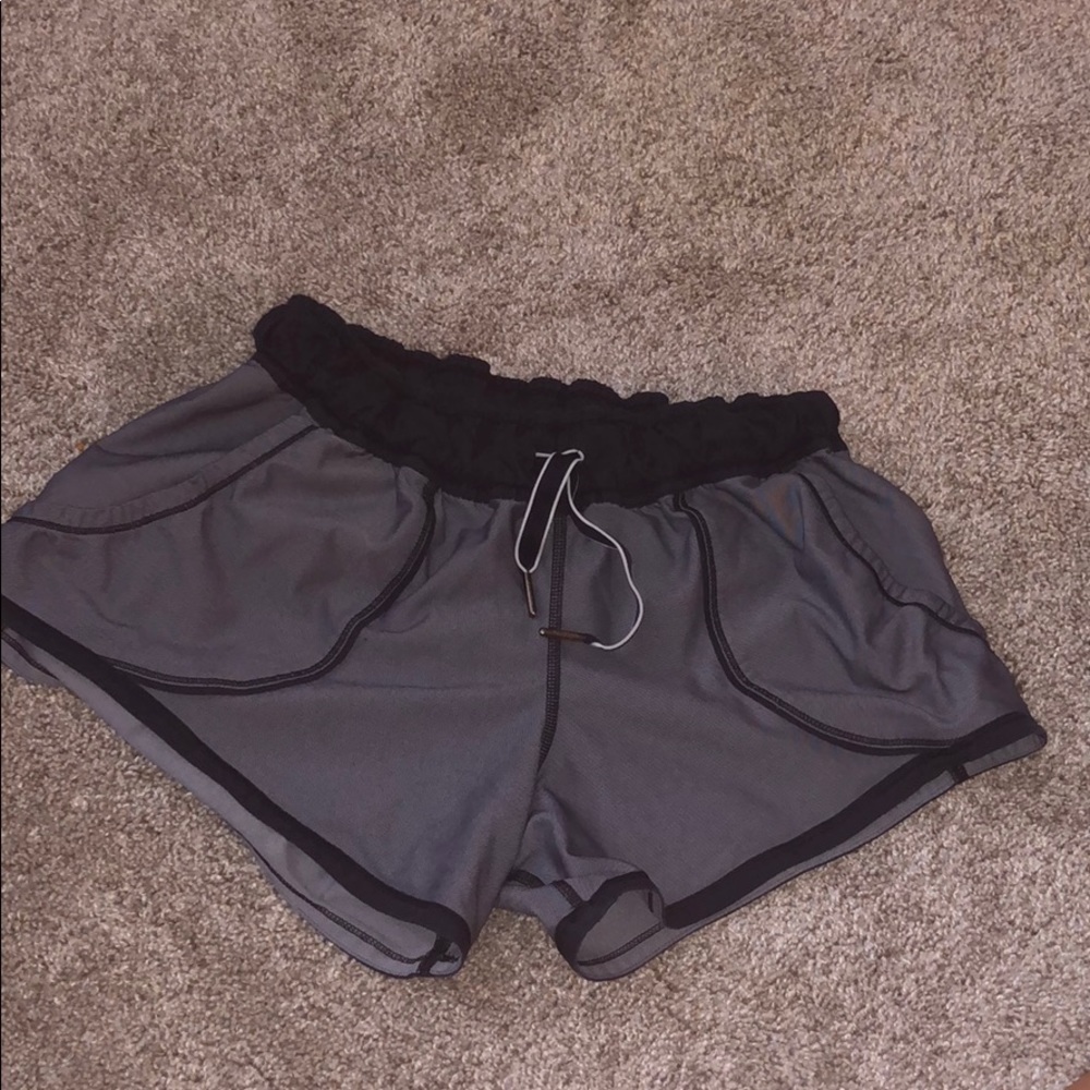 Lululemon running shorts, size 6